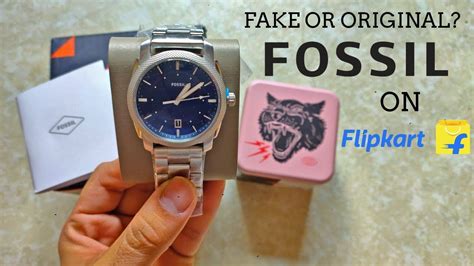 real vs fake fossil watch|fossil watch identification.